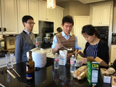 Cooking in a Texas home